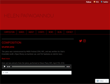 Tablet Screenshot of helenpapaioannou.com